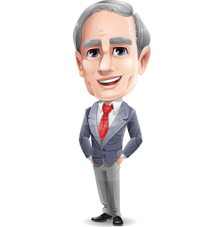 Mature Businessman Character Animator Puppet